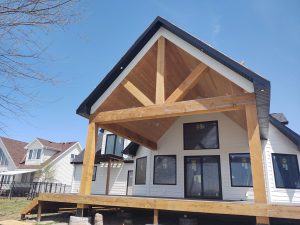 Cedar Porch Project Pic