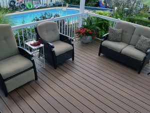 Composite Decking from Armadillo Decking and Century Aluminum Railings