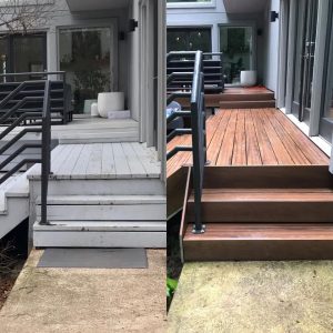 Armadillo Decking Before After Pictures
