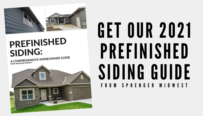 Sprenger Midwest Prefinished Siding Homeowner Guide