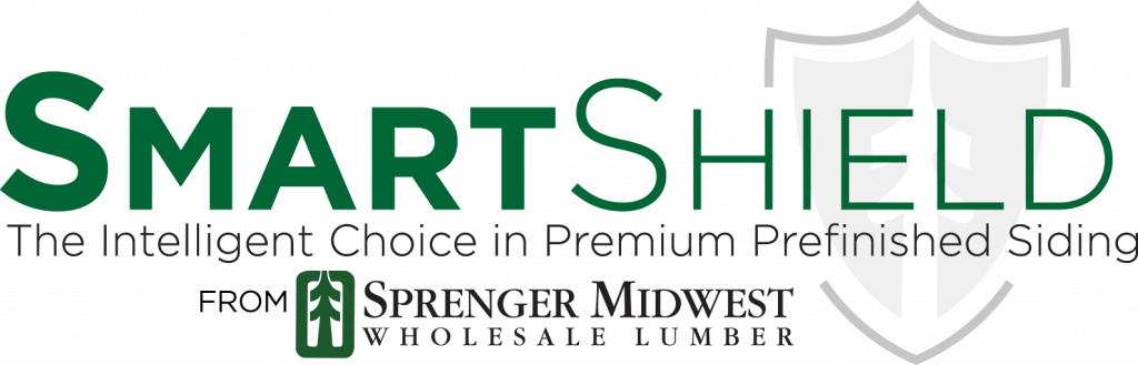 Prefinished Siding Logo | Smart Shield Siding Made With LP SmartSide by Sprenger Midwest