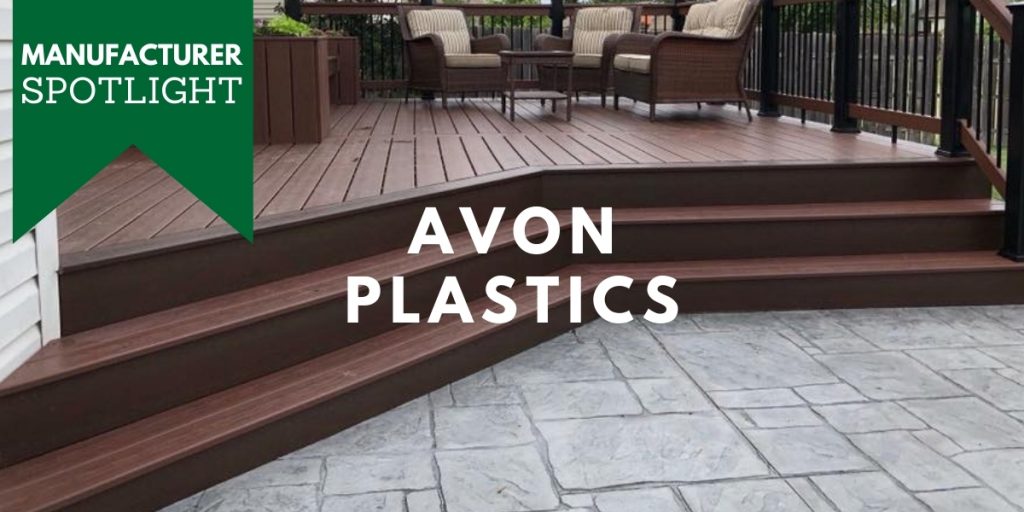 History of Avon Plastics Manufacturer of Armadillo Composite Decking Stocked by Sprenger Midwest